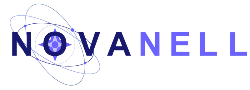 Navy Text with Star Logo