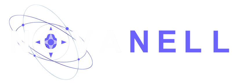 White Text with Star Logo